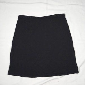 Gap A Line Skirt Black with Side Slits